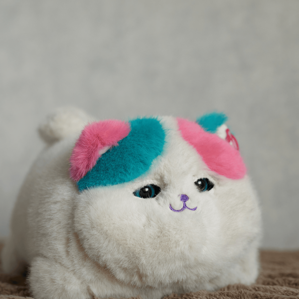 Мягкая интерактивная игрушка Мурлыкающий Кот мяукает, закрывает глаза, виляет хвостиком 100098 фото